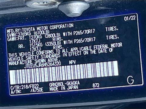 2022 Toyota 4Runner SR5