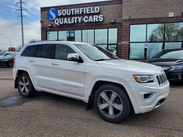 2016 Jeep Grand Cherokee for sale at SOUTHFIELD QUALITY CARS in Detroit MI