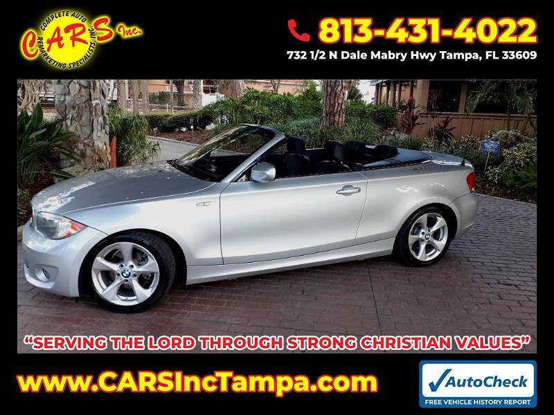 2012 BMW 1 Series for sale at Complete Auto Remarketing Specialists Inc. in Tampa, FL