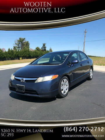 2007 Honda Civic for sale at WOOTEN AUTOMOTIVE, LLC in Landrum SC