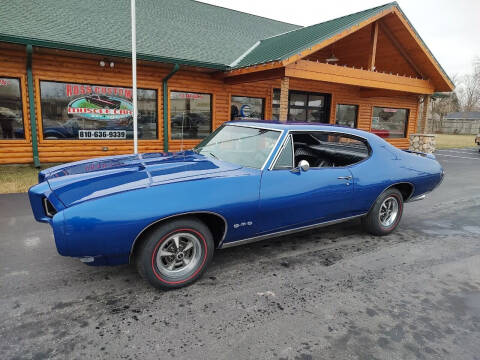 1968 Pontiac GTO for sale at Ross Customs Muscle Cars LLC in Goodrich MI