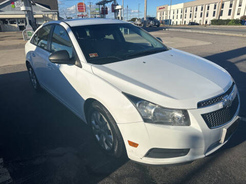 2013 Chevrolet Cruze for sale at Steven's Car Sales in Seekonk MA