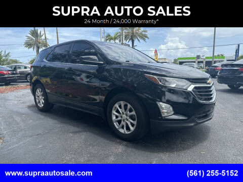 2018 Chevrolet Equinox for sale at SUPRA AUTO SALES in Riviera Beach FL