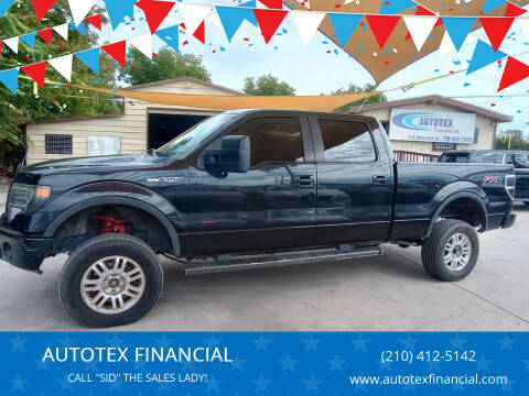 2012 Ford F-150 for sale at AUTOTEX FINANCIAL in San Antonio TX