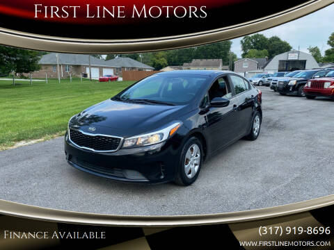 2017 Kia Forte for sale at First Line Motors in Brownsburg IN