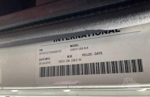 2019 International HX