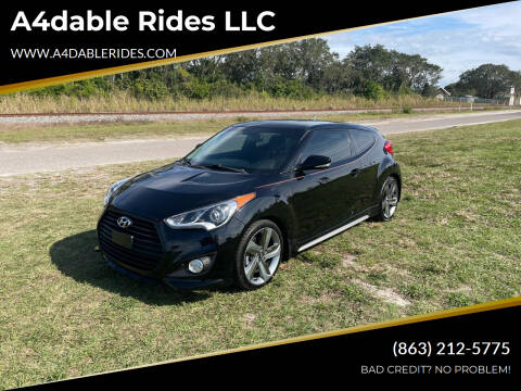 2014 Hyundai Veloster for sale at A4dable Rides LLC in Haines City FL