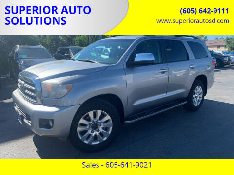 2008 Toyota Sequoia for sale at SUPERIOR AUTO SOLUTIONS in Spearfish SD