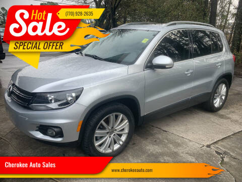 2014 Volkswagen Tiguan for sale at Cherokee Auto Sales in Acworth GA