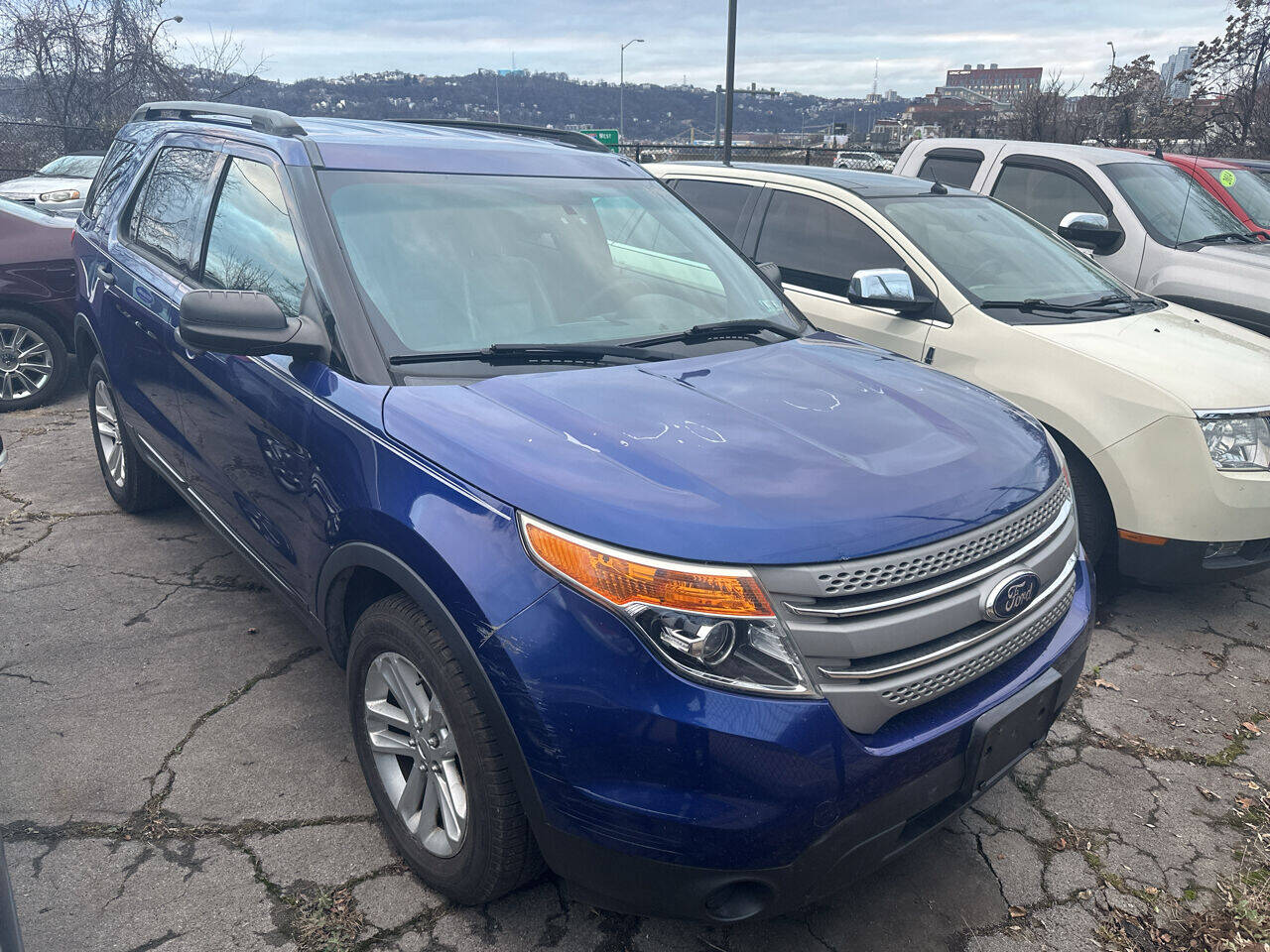 Blue 2015 Ford Explorer Base AWD Base 4dr SUV 1