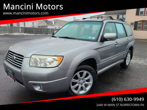 2008 Subaru Forester for sale at Mancini Motors in Norristown PA