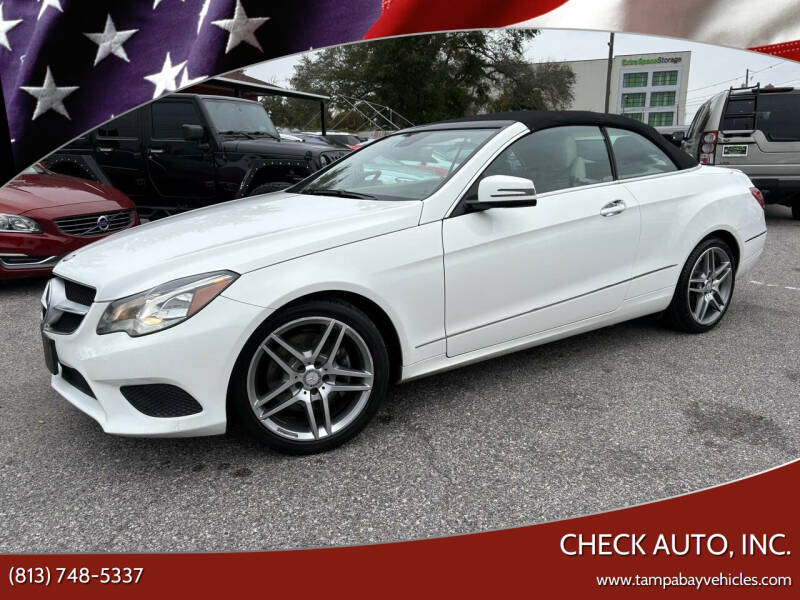 2014 Mercedes-Benz E-Class for sale at CHECK AUTO, INC. in Tampa FL