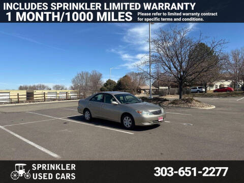 2004 Toyota Camry for sale at Sprinkler Used Cars in Longmont CO