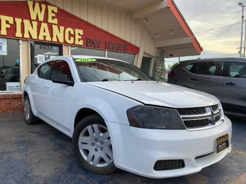 2013 Dodge Avenger for sale at Caspian Auto Sales in Oklahoma City OK