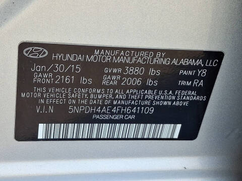 2015 Hyundai Elantra SE