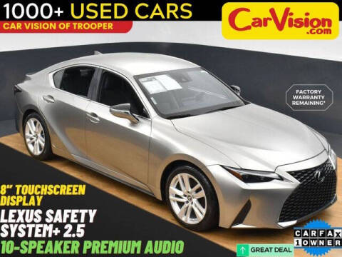 2021 Lexus IS 300 for sale at Car Vision of Trooper in Norristown PA