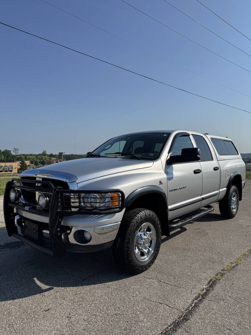 Silver 2003 Dodge Ram 2500 SLT 4dr Quad Cab SLT 4WD SB 1