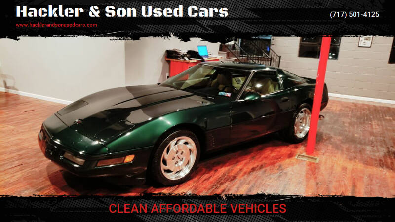 1996 Chevrolet Corvette for sale at Hackler & Son Used Cars in Red Lion PA