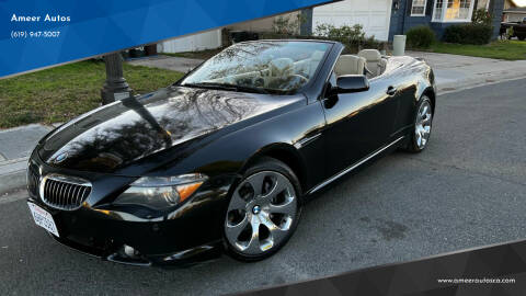2006 BMW 6 Series for sale at Ameer Autos in San Diego CA