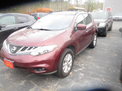 2012 Nissan Murano for sale at D & F Classics in Eliot ME