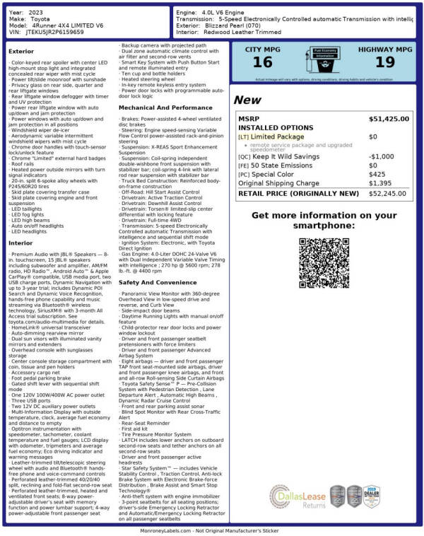 2023 Toyota 4Runner Limited