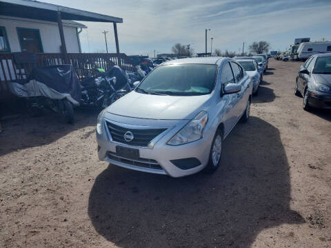 2018 Nissan Versa for sale at PYRAMID MOTORS in Pueblo CO