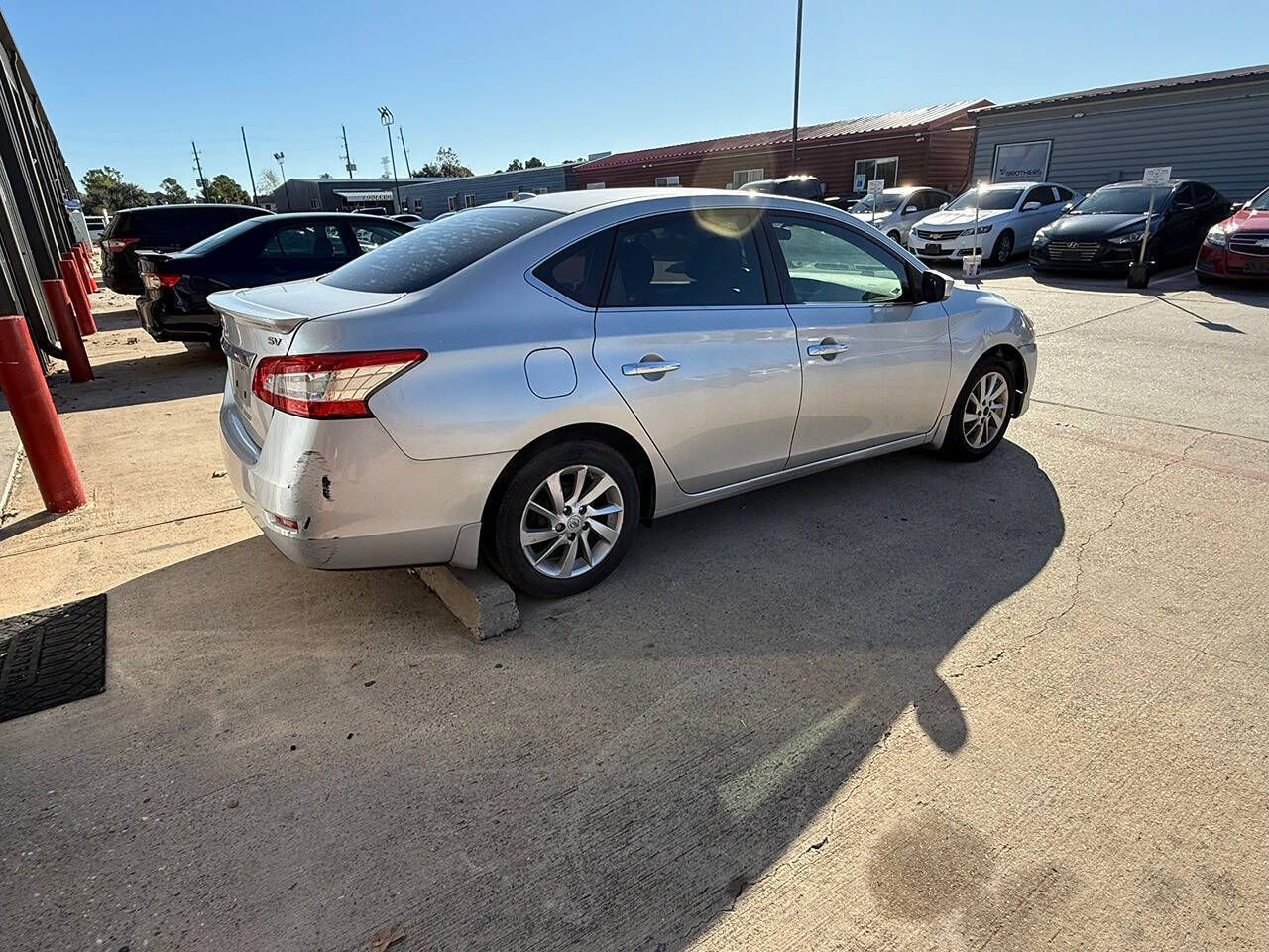 2015 Nissan Sentra for sale at Chrome Auto in Houston, TX