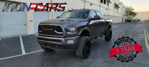2018 RAM Ram Pickup 3500 for sale at IRON CARS in Hollywood FL