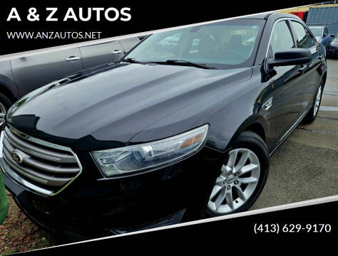 2013 Ford Taurus for sale at A & Z AUTOS in Westfield MA