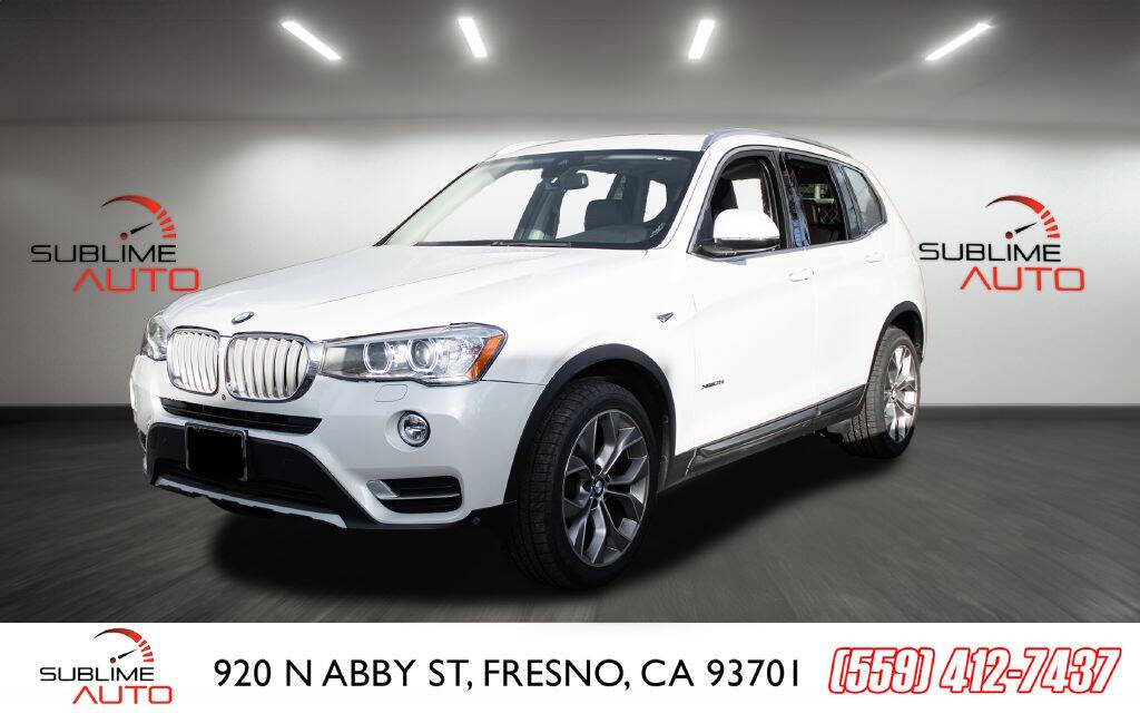 2016 BMW X3 for sale at SUBLIME AUTO in Fresno, CA