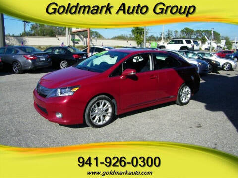2010 Lexus HS 250h for sale at Goldmark Auto Group in Sarasota FL
