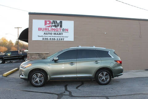 2016 Infiniti QX60 for sale at Burlington Auto Mart in Burlington NC