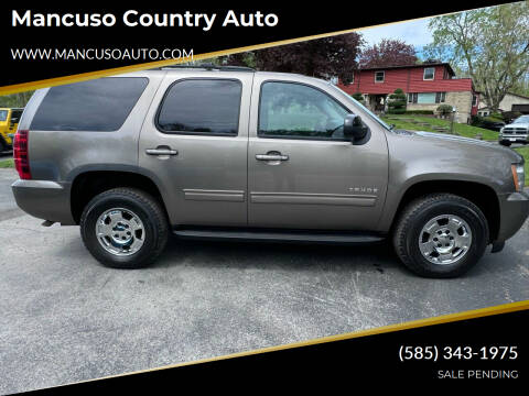 2012 Chevrolet Tahoe for sale at Mancuso Country Auto in Batavia NY