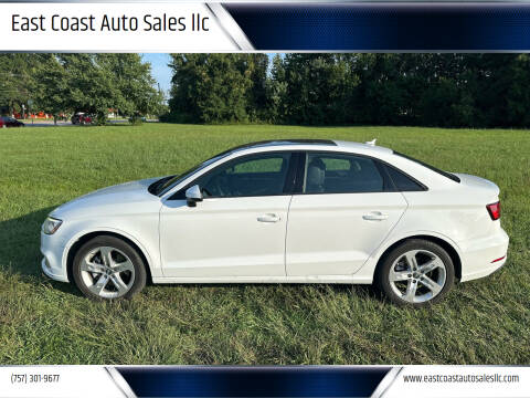 2018 Audi A3 for sale at East Coast Auto Sales llc in Virginia Beach VA