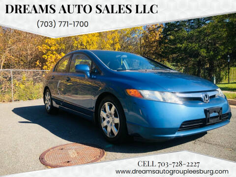 2007 Honda Civic for sale at Dreams Auto Sales LLC in Leesburg VA
