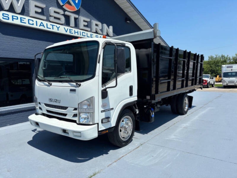 2017 Isuzu NPR Flatbed Dump Truck