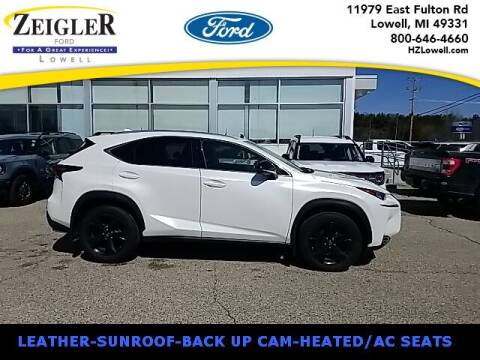 2017 Lexus NX 200t for sale at Zeigler Ford of Plainwell- Jeff Bishop in Plainwell MI