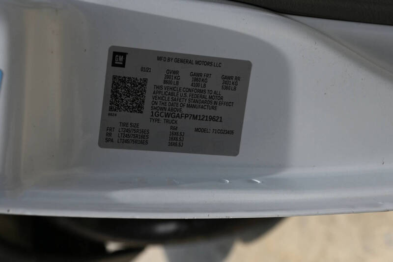 2021 Chevrolet Express 2500