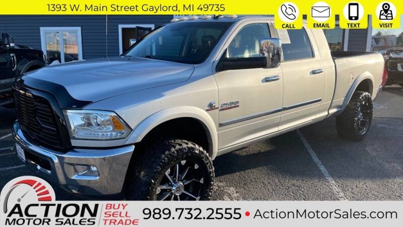 2013 RAM Ram Pickup 2500 for sale at Action Motor Sales in Gaylord MI