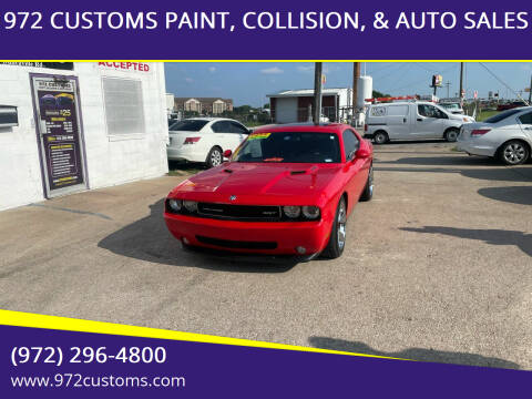2009 Dodge Challenger for sale at 972 CUSTOMS PAINT, COLLISION, & AUTO SALES in Duncanville TX