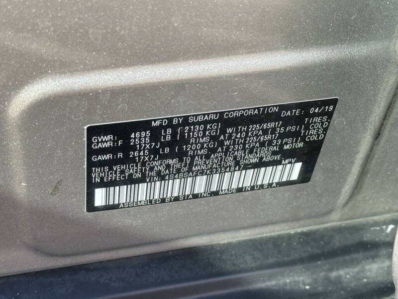 2019 Subaru Outback 2.5i Premium