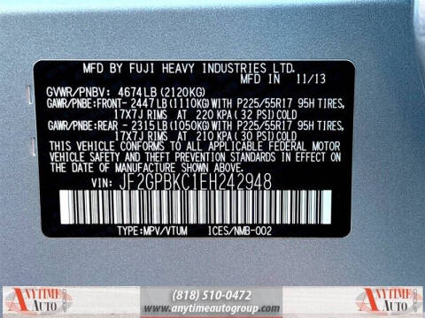 2014 Subaru XV Crosstrek Hybrid Touring