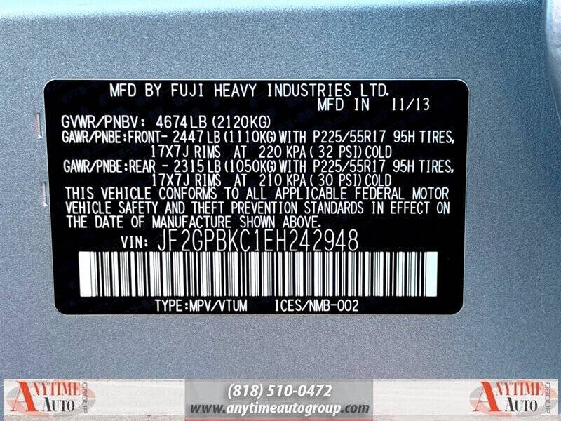 2014 Subaru XV Crosstrek Hybrid Touring