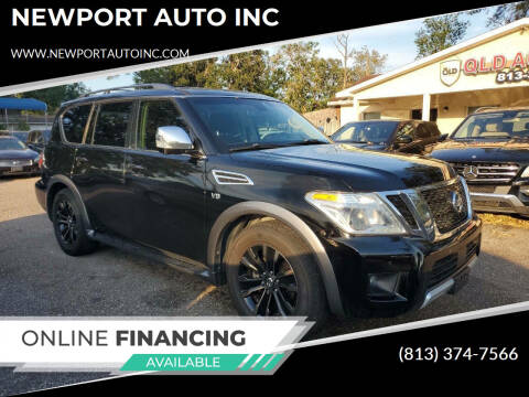 2017 Nissan Armada for sale at NEWPORT AUTO INC in Tampa FL