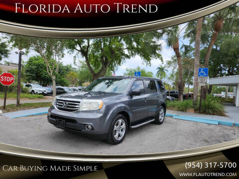 2013 Honda Pilot for sale at Florida Auto Trend in Plantation FL