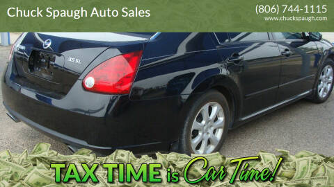 2007 Nissan Maxima for sale at Chuck Spaugh Auto Sales in Lubbock TX