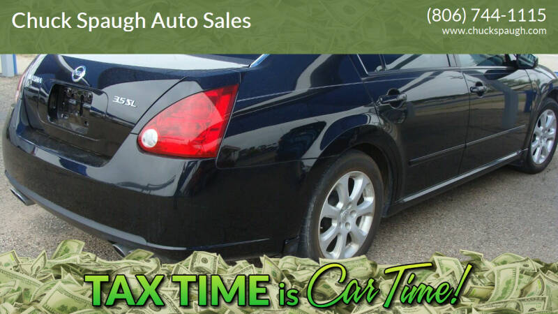 2007 Nissan Maxima for sale at Chuck Spaugh Auto Sales in Lubbock TX