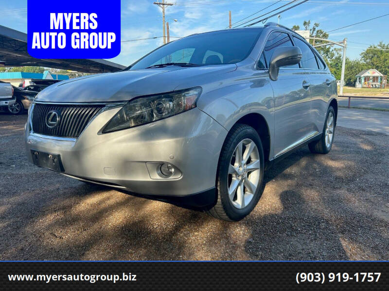 2010 Lexus RX 350 for sale at MYERS AUTO GROUP in Sulphur Springs TX