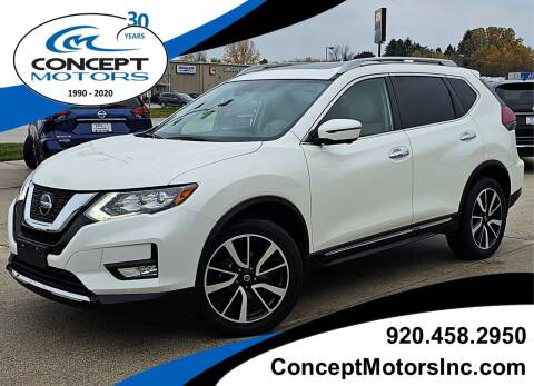 2020 Nissan Rogue for sale at CONCEPT MOTORS INC in Sheboygan WI