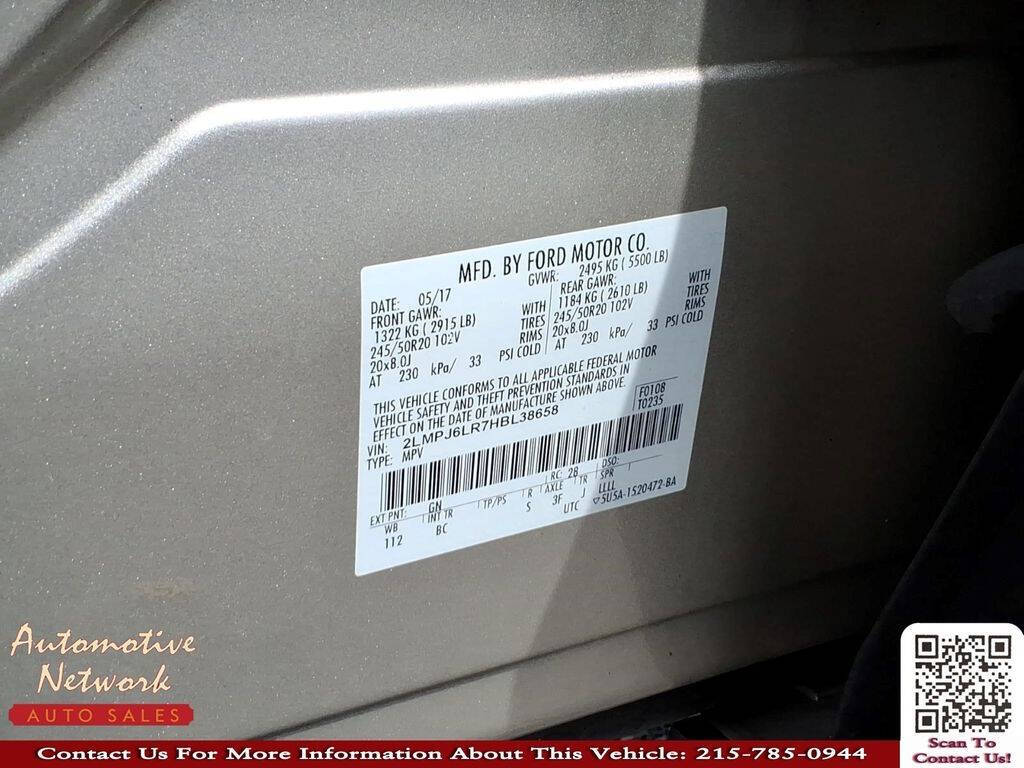 Gold 2017 Lincoln MKX Reserve Reserve 4dr SUV 32